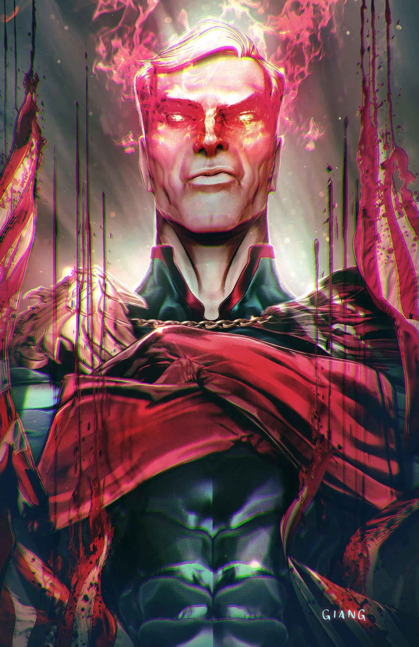 The Boys: Dear Becky #1 Homelander Flaming Variant