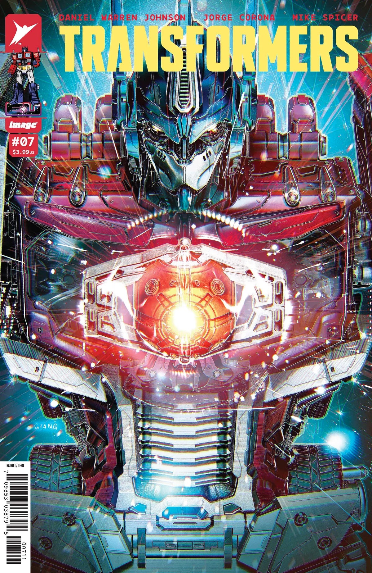 Transformers #7 Skybound Trade Variant