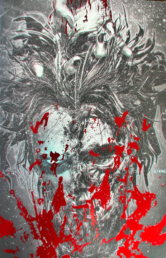 Brzrkr: Bleeding Tide Ashcan : Artist Proofs Bloody Spot Foil