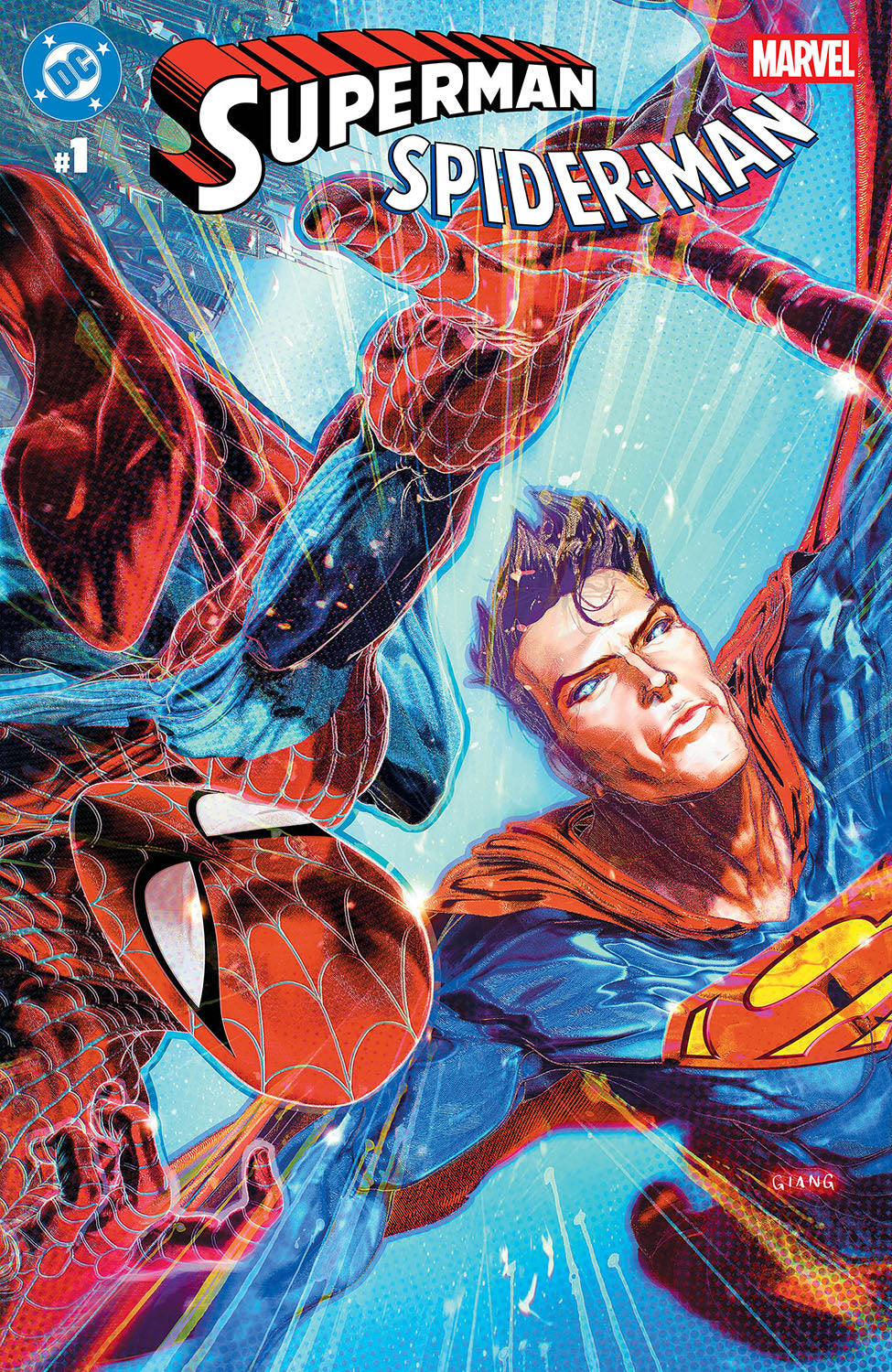 SUPERMAN SPIDER-MAN #1 John Giang Art Exclusive Variant