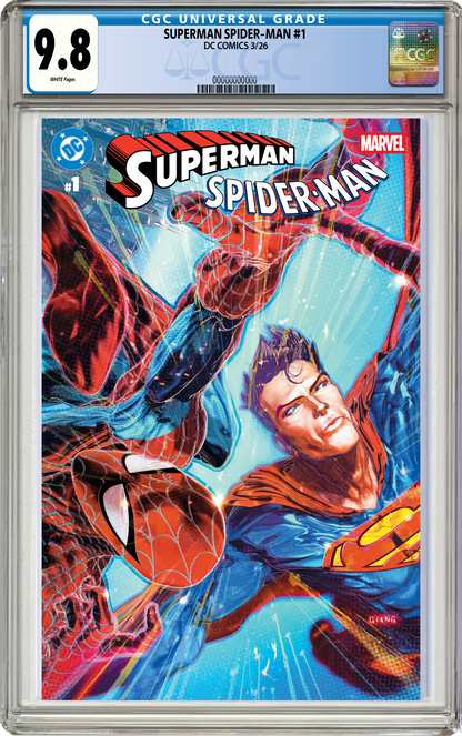 SUPERMAN SPIDER-MAN #1 John Giang Art Exclusive Variant