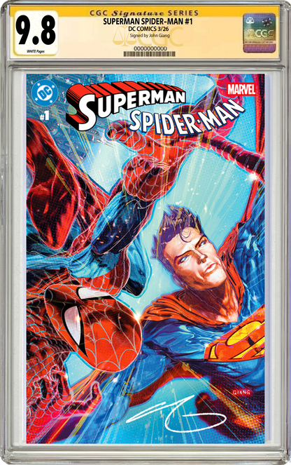SUPERMAN SPIDER-MAN #1 John Giang Art Exclusive Variant