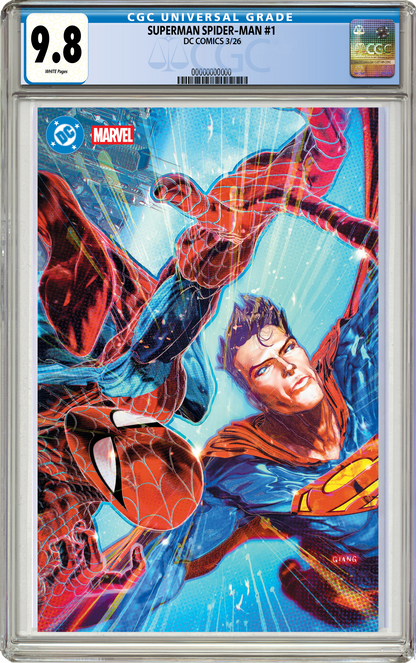 SUPERMAN SPIDER-MAN #1 John Giang Art Exclusive Variant