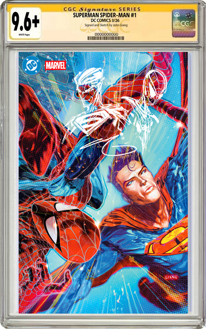 SUPERMAN SPIDER-MAN #1 John Giang Art Exclusive Variant