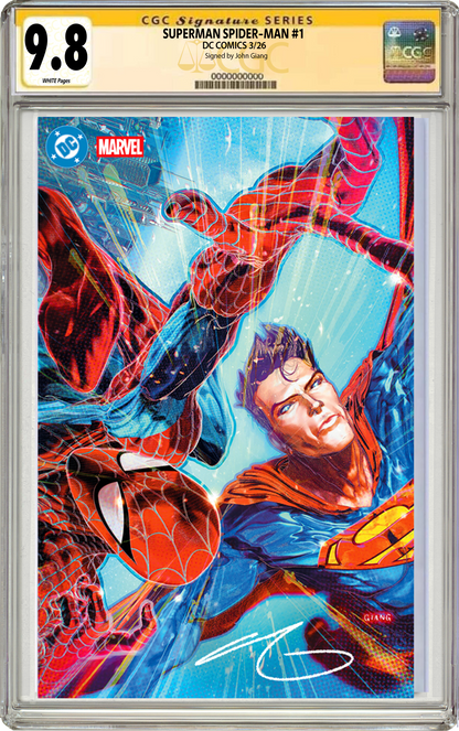 SUPERMAN SPIDER-MAN #1 John Giang Art Exclusive Variant