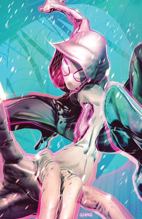 Spider-Gwen: The Ghost-Spider #4 Blue Connecting Variant